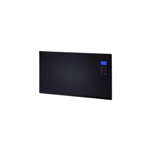 Black decorative radiator LCD touchscreen