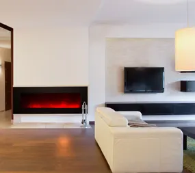Advantages of the volcano large electric fireplace