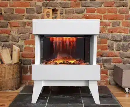 Advantage of mobile electric fireplace