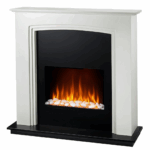 Manhattan 86 cm electric floor-standing fireplace - Image 3
