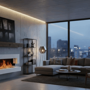 Elektrischer Wandkamin Quartz 120cm Weiss 2000W