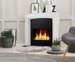 Manhattan 86 cm electric floor-standing fireplace - Image 4