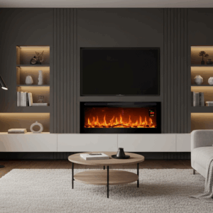 Chimenea eléctrica empotrable Elysée 90 cm