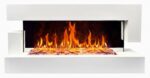 Caminetto elettrico a parete Quartz 120cm 2000W - immagine 5