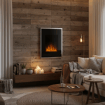 Caminetto elettrico decorativo da parete Empire State 65x85cm 2000W