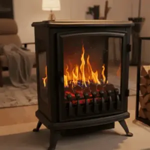 foyer electrique fire glass 45 cm avec effet flammes 3d cheminarte