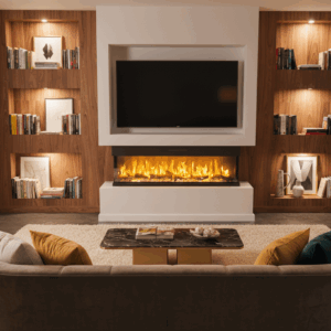 Inbouw elektrische haard 3D 180 cm