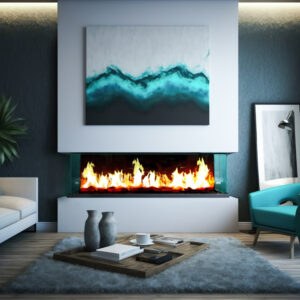 Elektrischer Einbaukamin 3D 150cm