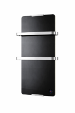 CHEMIN'ARTE Sèche serviettes design 900W Thermostat électronique Fond Blanc