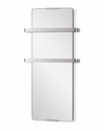 CHEMIN'ARTE Sèche serviettes design Miroir Fond Blanc