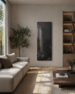 CHEMIN'ARTE Sèche serviettes design Noir 1200W Ambiance 5
