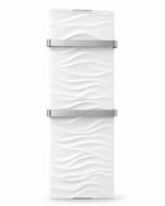 CHEMIN'ARTE Sèche serviettes design Ondulé Fond Blanc