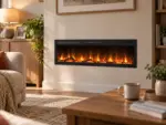 Caminetto elettrico da incasso Élysée 3XL da 152 cm, ambientazione 1