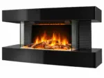 Elektrische haard Wall Lounge Medium Zwart 82cm, productweergave