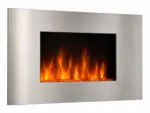 PURE INOX Elektrische Wandhaard 90 cm, productweergave
