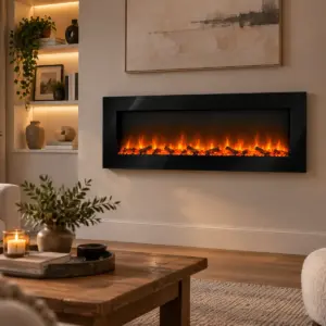 Cheminee electrique Murale Volcano 3XL 152 cm, ambiance 1