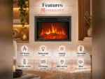 Oxford built-in electric fireplace 61cm, features