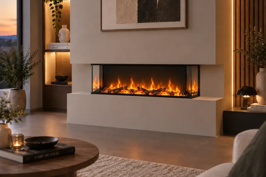 Cheminee electrique Encastrable 3D 150 cm
